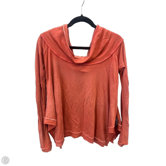 Top Long Sleeve By Free People In Orange, Size: Xs