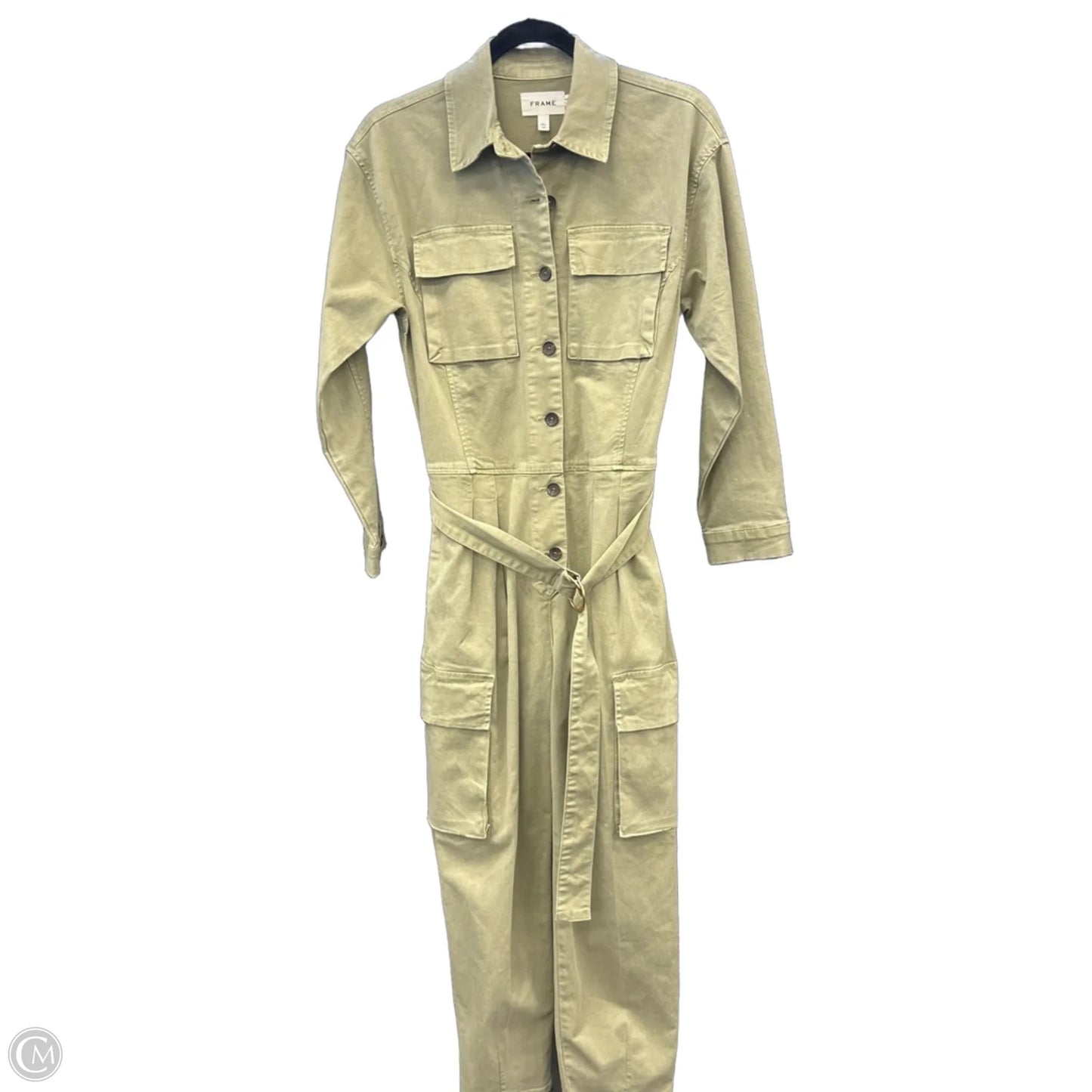 Jumpsuit By Frame In Green, Size: Xs