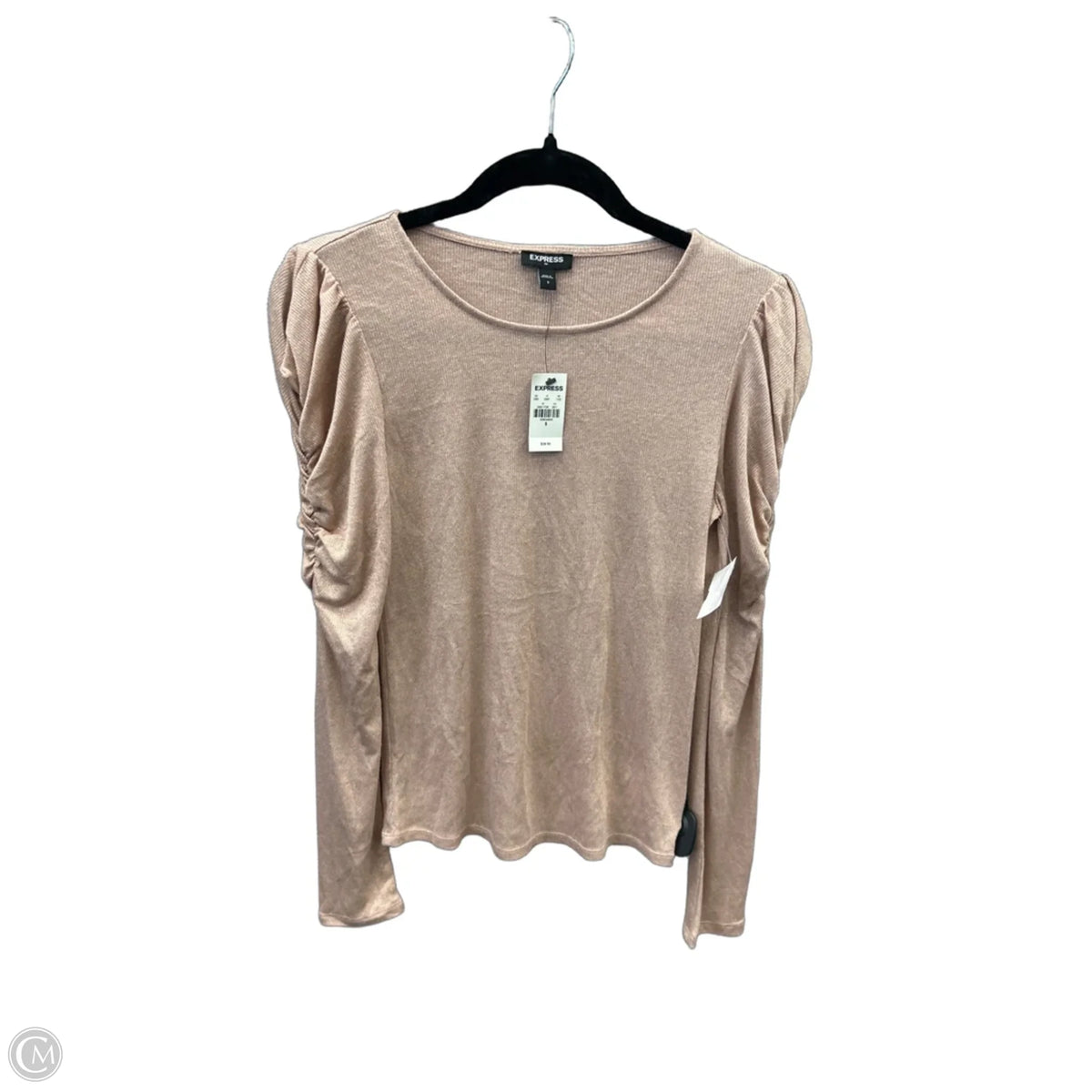 Top Long Sleeve By Express In Pink, Size: S