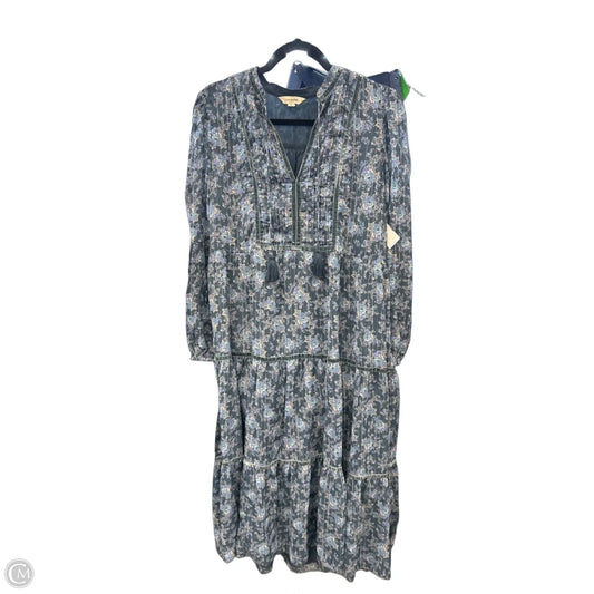 Dress Casual Maxi By Lucky Brand In Blue, Size: M