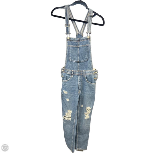 Overalls By Clothes Mentor In Blue Denim, Size: Xs