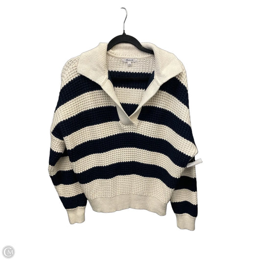 Sweater By Madewell In Striped Pattern, Size: L