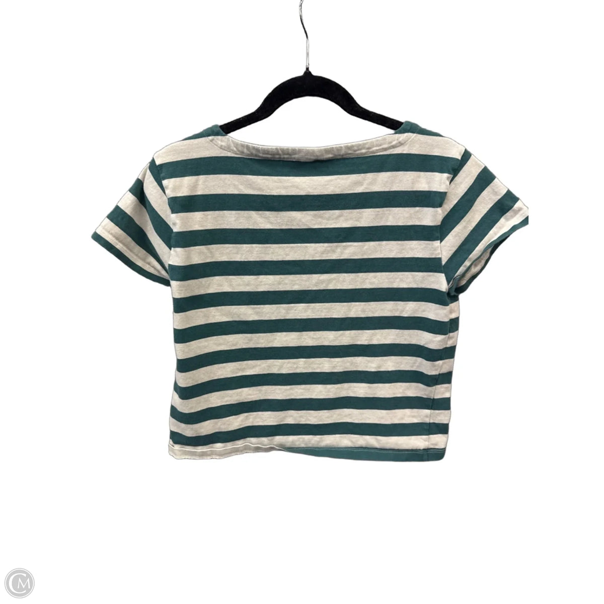 Top Short Sleeve By J. Crew In Striped Pattern, Size: S