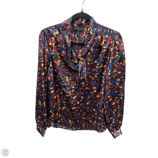 Top Long Sleeve By Laundry In Multi-colored, Size: M