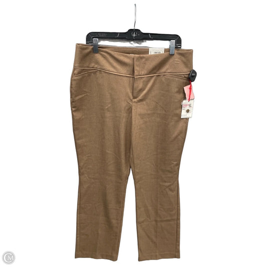 Pants Dress By Elle In Brown, Size: 12