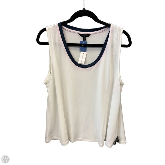 Top Sleeveless By Banana Republic In White, Size: L