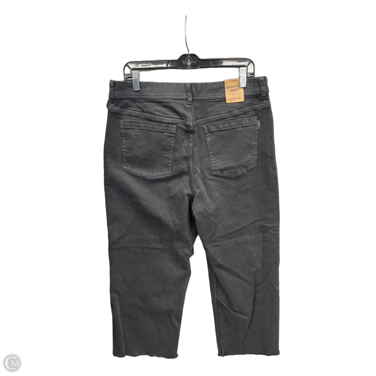 Jeans Straight By Toad & Co In Black Denim, Size: 16