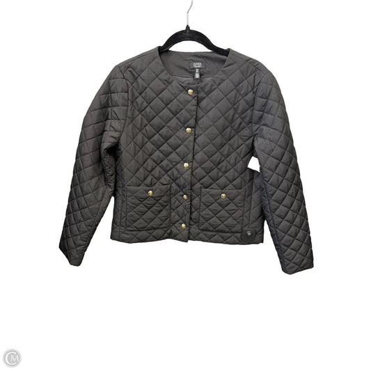 Jacket Puffer & Quilted By Jones New York In Black, Size: S