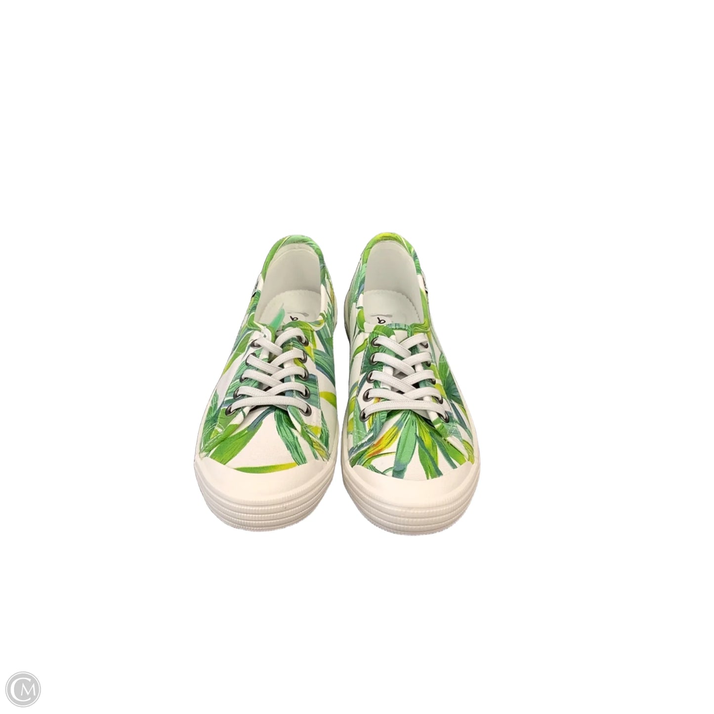 Shoes Flats By Rocket Dogs In Green & White, Size: 9