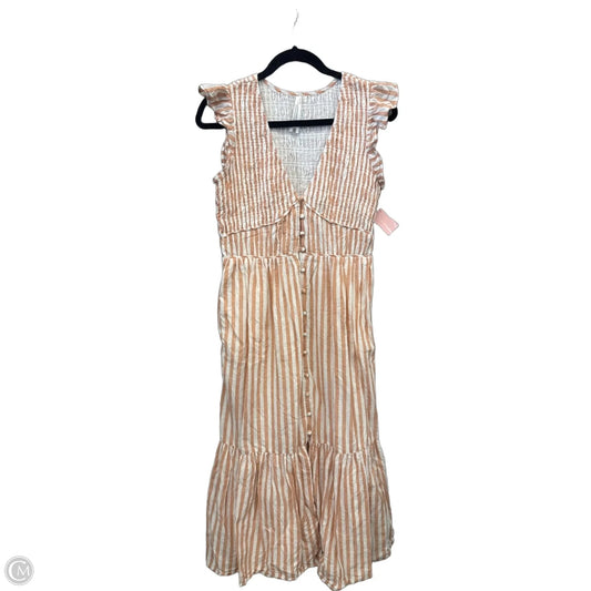 Dress Casual Maxi By Anthropologie In Striped Pattern, Size: S