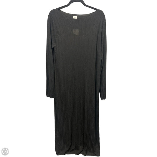 Dress Casual Maxi By A New Day In Black, Size: Xl