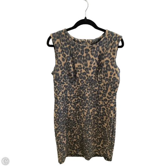 Dress Casual Midi By Tommy Hilfiger In Animal Print, Size: Xl