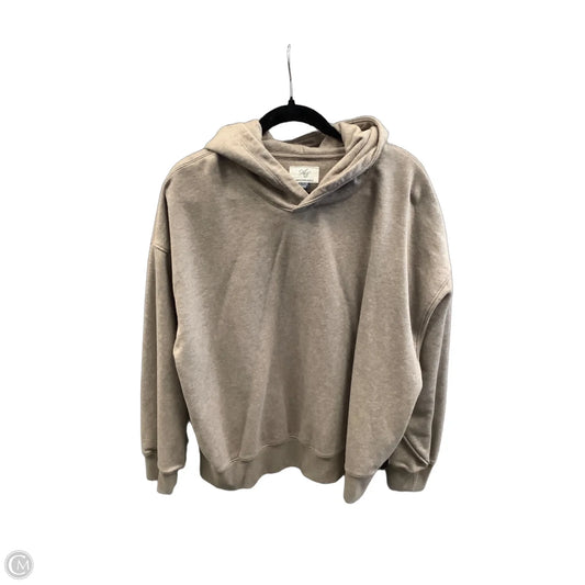 Sweatshirt Hoodie By American Eagle In Brown, Size: Xl