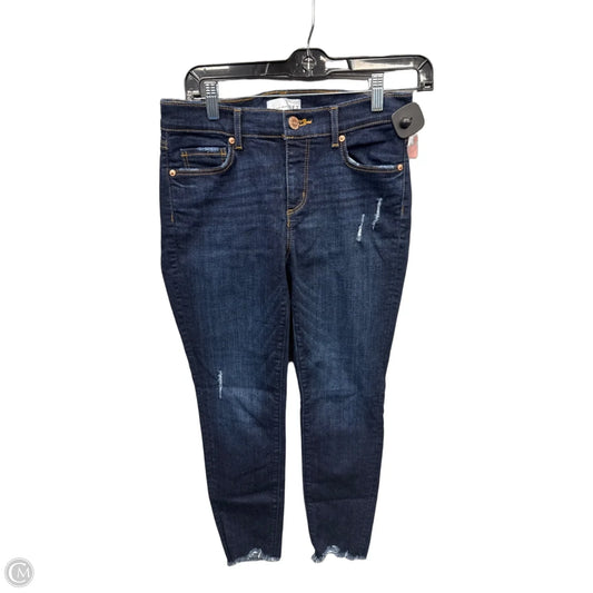 Jeans Skinny By Loft In Blue, Size: 4