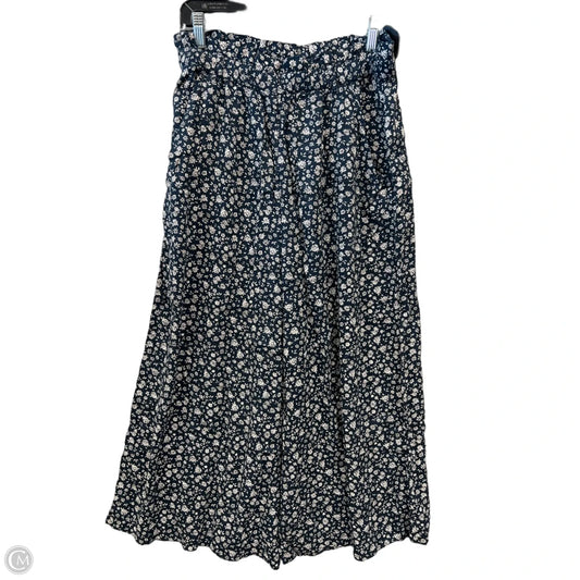 Pants Linen By American Eagle In Floral Print, Size: 12