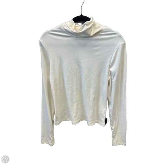 Top Long Sleeve Basic By Shein In Cream, Size: 2x