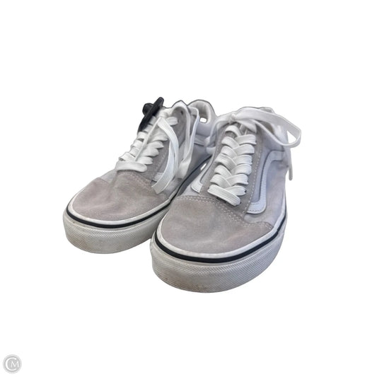 Shoes Sneakers By Vans In Grey, Size: 8.5