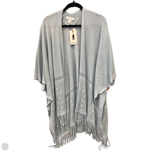 Shawl By Nine West In Blue, Size: Osfm