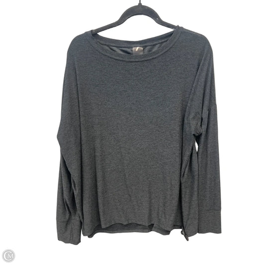 Athletic Top Long Sleeve Crewneck By Calia In Black, Size: Xl