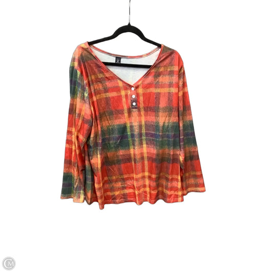 Top Long Sleeve By Shein In Multi-colored, Size: 3x