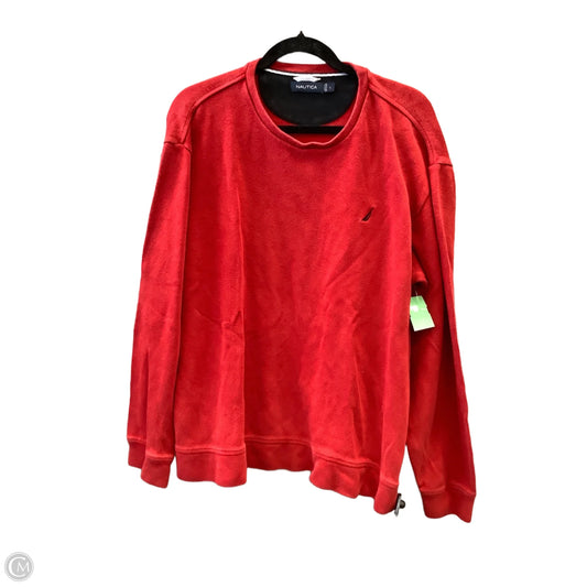 Sweater By Nautica In Red, Size: L