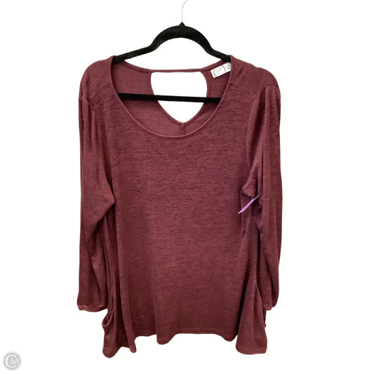 Dress Casual Short By Maurices In Maroon, Size: 1x