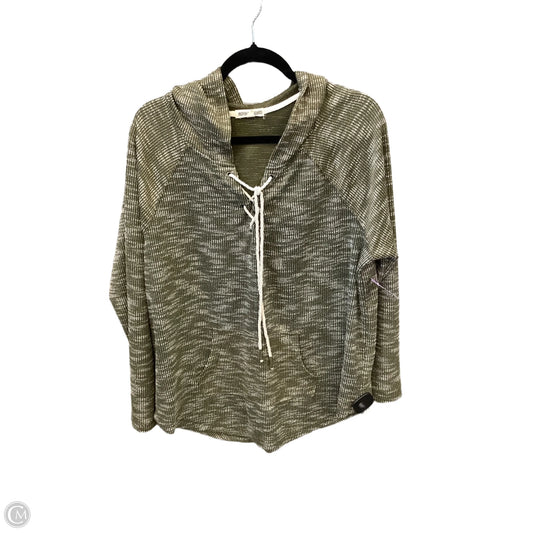 Sweatshirt Hoodie By Clothes Mentor In Green, Size: 2x
