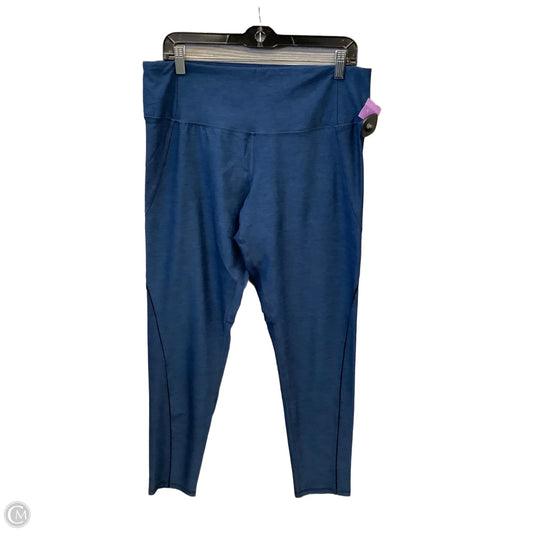 Athletic Leggings By Champion In Blue, Size: Xxl