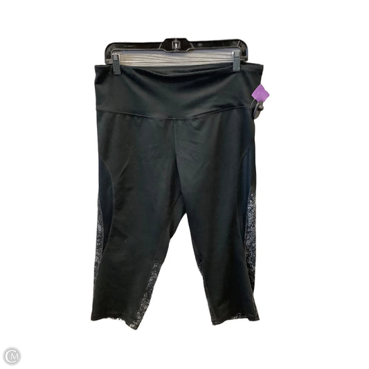 Athletic Capris By Champion In Black, Size: Xxl