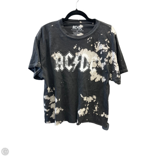Top Short Sleeve By Clothes Mentor In Black, Size: Xl