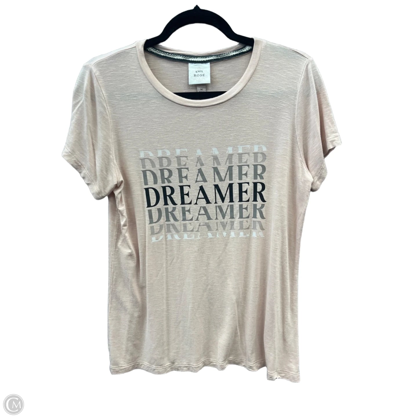 Top Short Sleeve By Knox Rose In Pink, Size: M