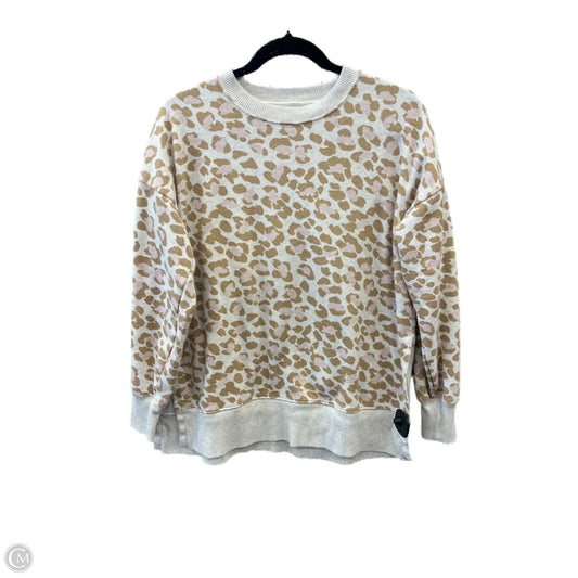 Sweatshirt Crewneck By Aerie In Animal Print, Size: Xs