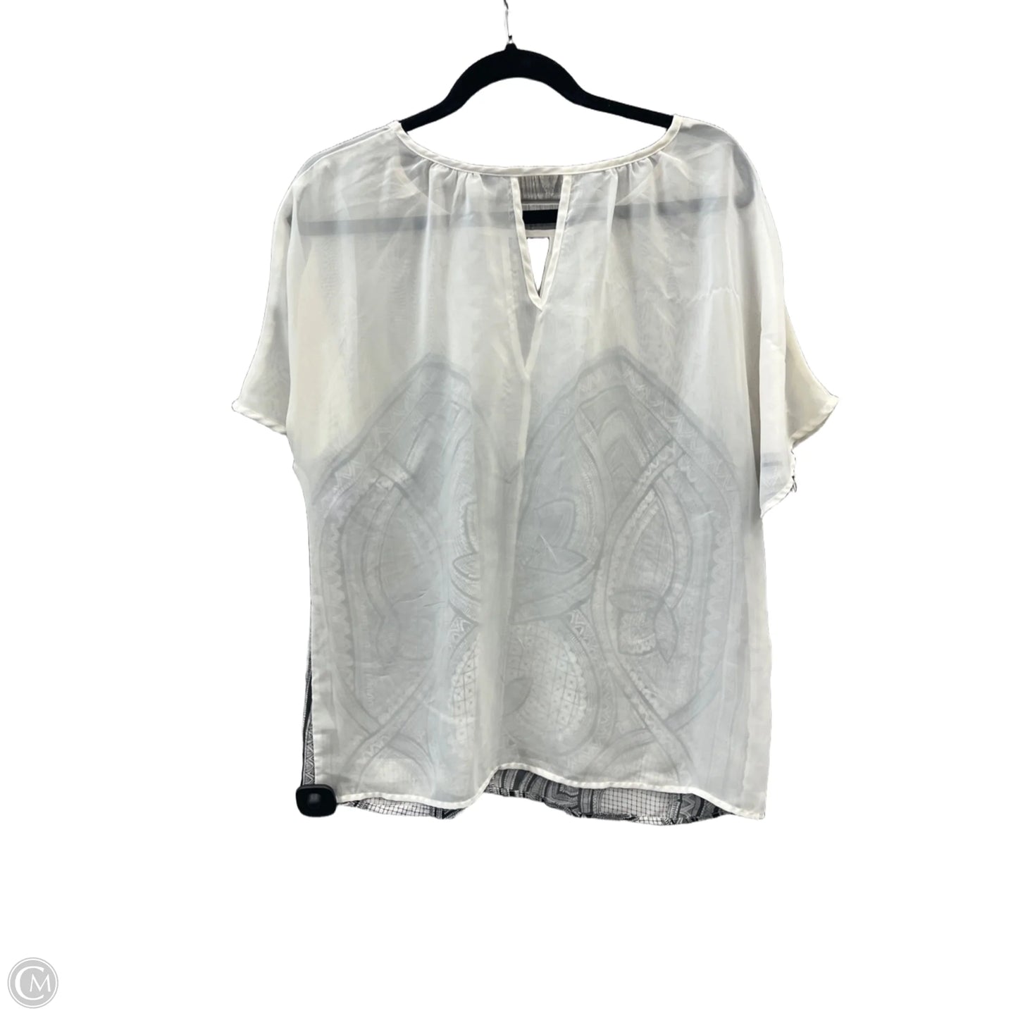 Top Short Sleeve By Worthington In White, Size: Xl