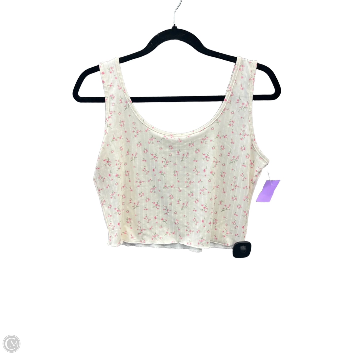 Top Sleeveless By Clothes Mentor In Yellow, Size: L