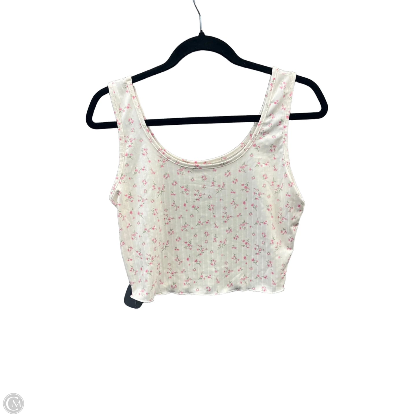 Top Sleeveless By Clothes Mentor In Yellow, Size: L