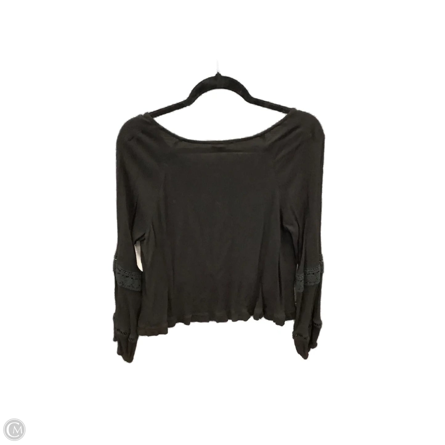 Top Long Sleeve By Newbury Kustom In Black, Size: M