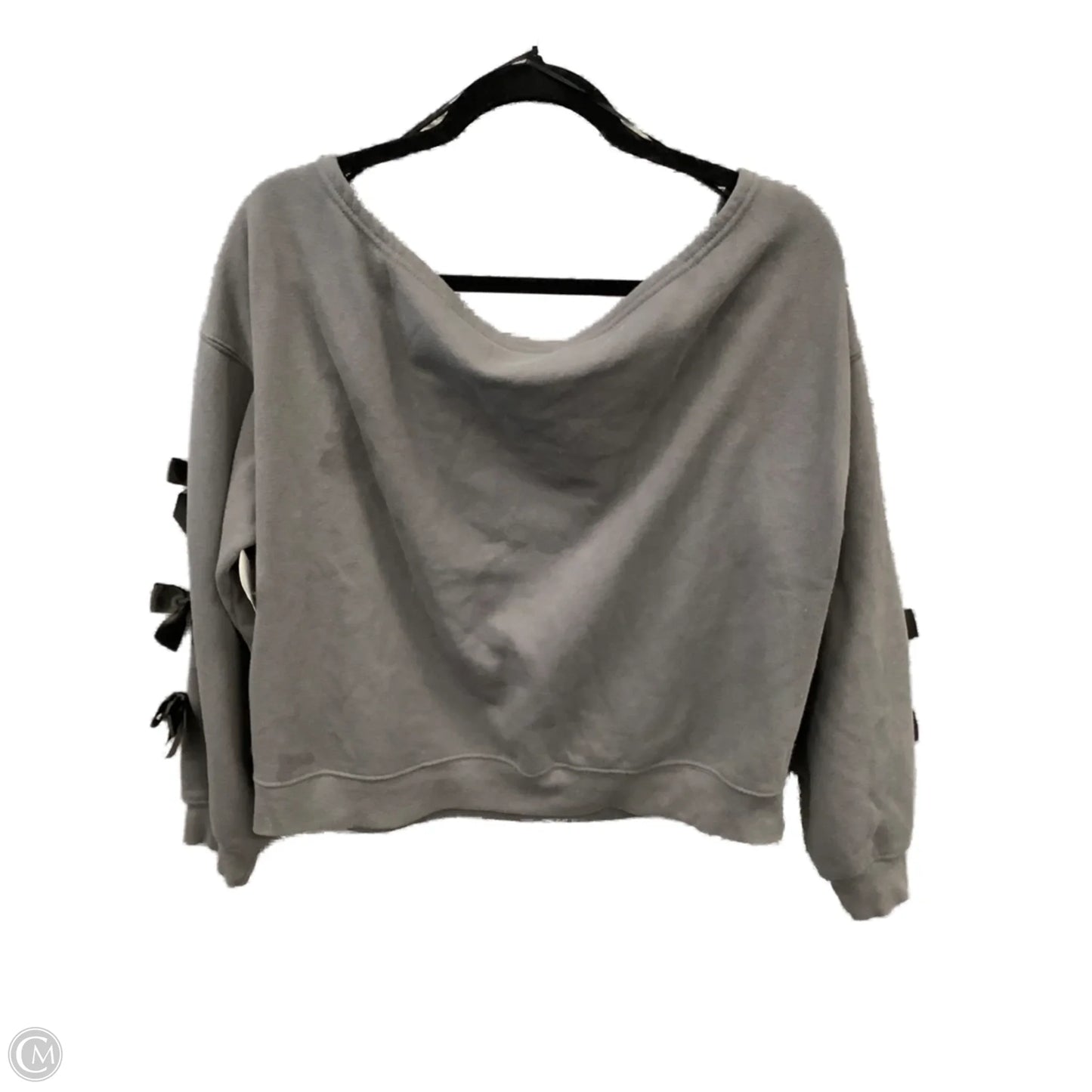 Top Long Sleeve By Clothes Mentor In Grey, Size: Xl