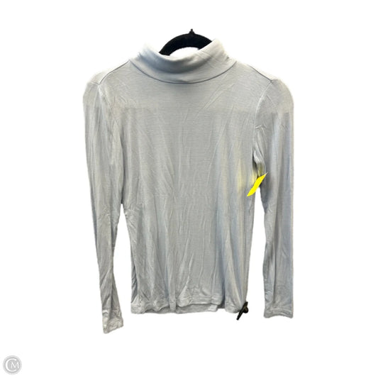 Top Long Sleeve Basic By Loft In Blue, Size: Xs