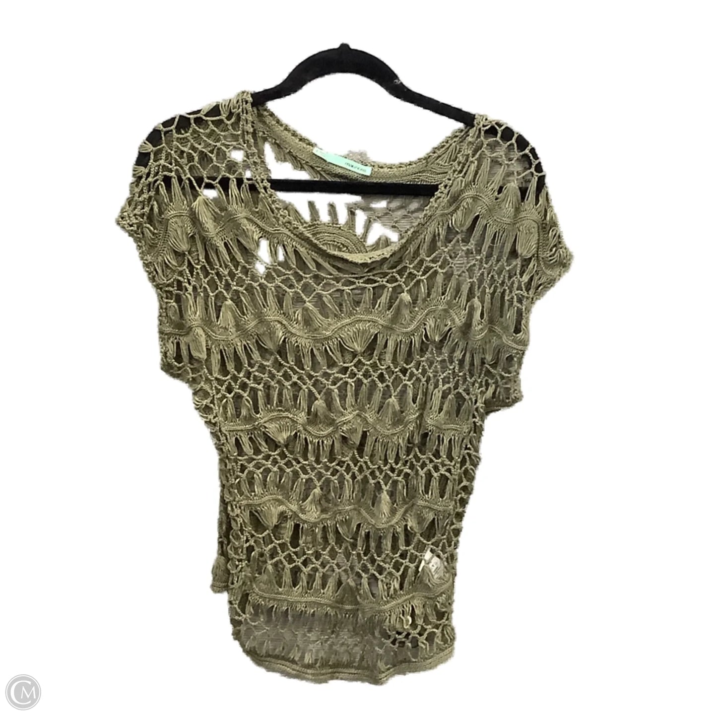 Top Short Sleeve By Maurices In Green, Size: S
