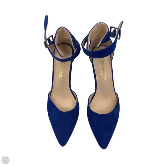 Shoes Heels Stiletto By Clothes Mentor In Blue, Size: 8.5