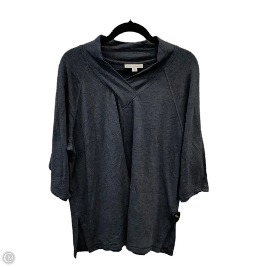 Top Long Sleeve By Pure Jill In Blue, Size: Xl