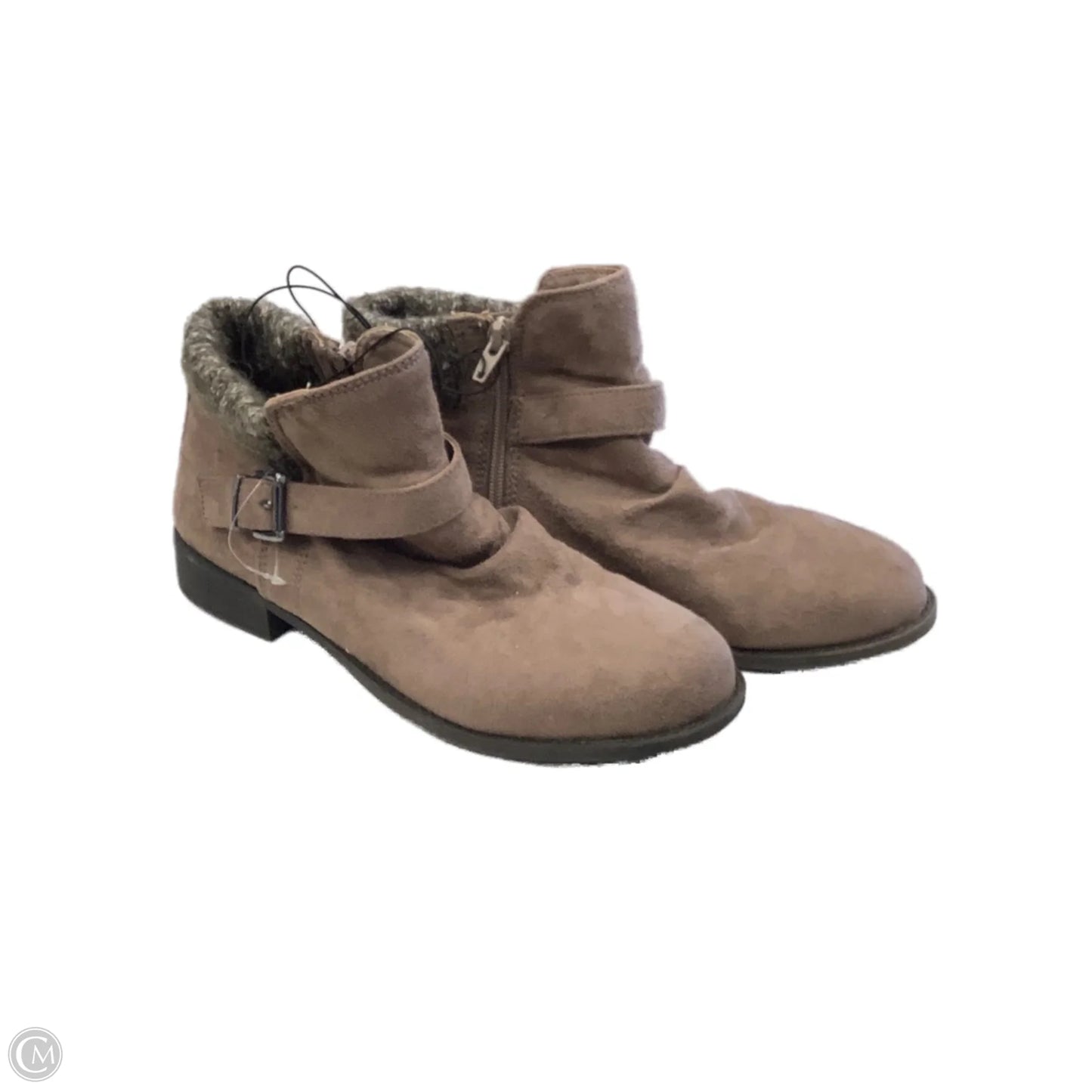 Boots Ankle Flats By Falls Creek In Brown, Size: 10
