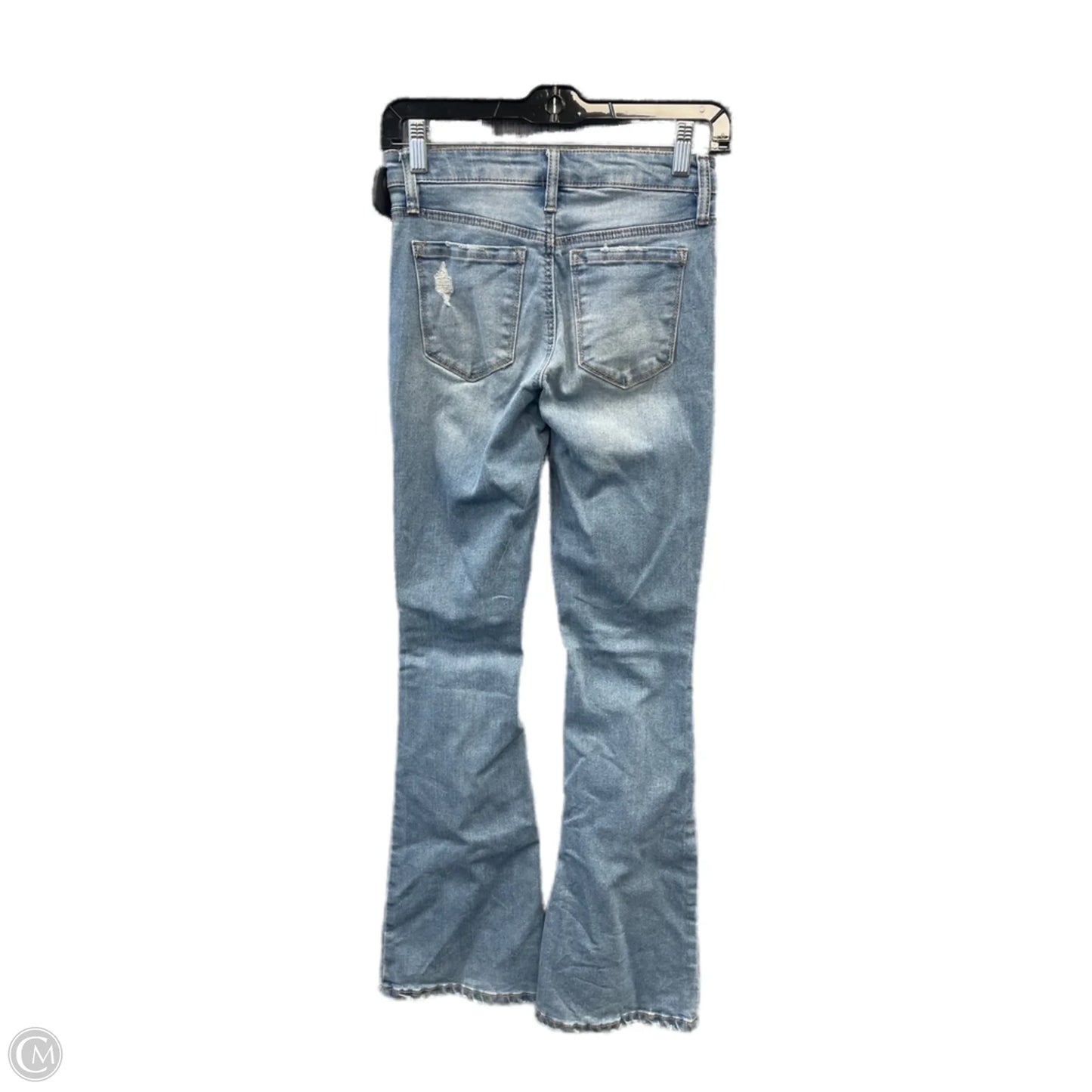 Jeans Boot Cut By Love Culture In Blue Denim, Size: 0