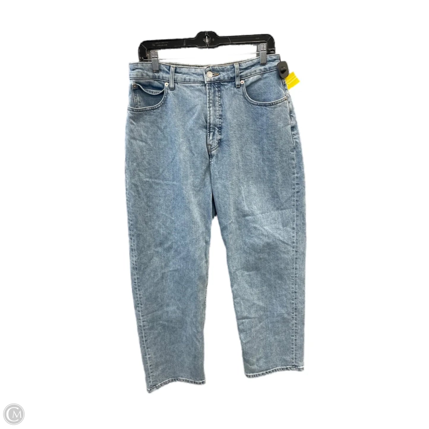 Jeans Wide Leg By Everlane In Blue Denim, Size: 8