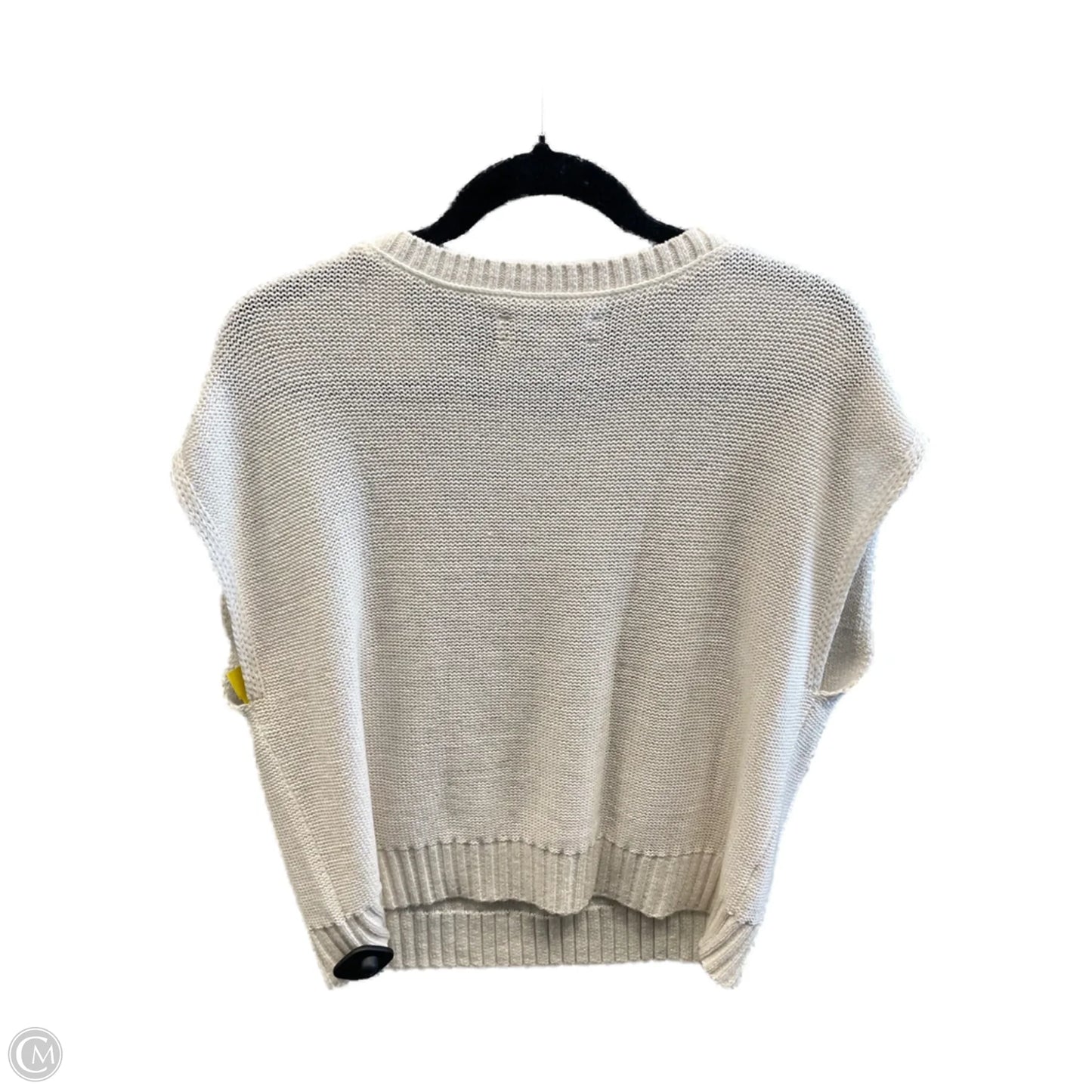 Vest Sweater By Loft In Cream, Size: M