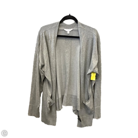 Sweater Cardigan By Time And Tru In Grey, Size: Xxl