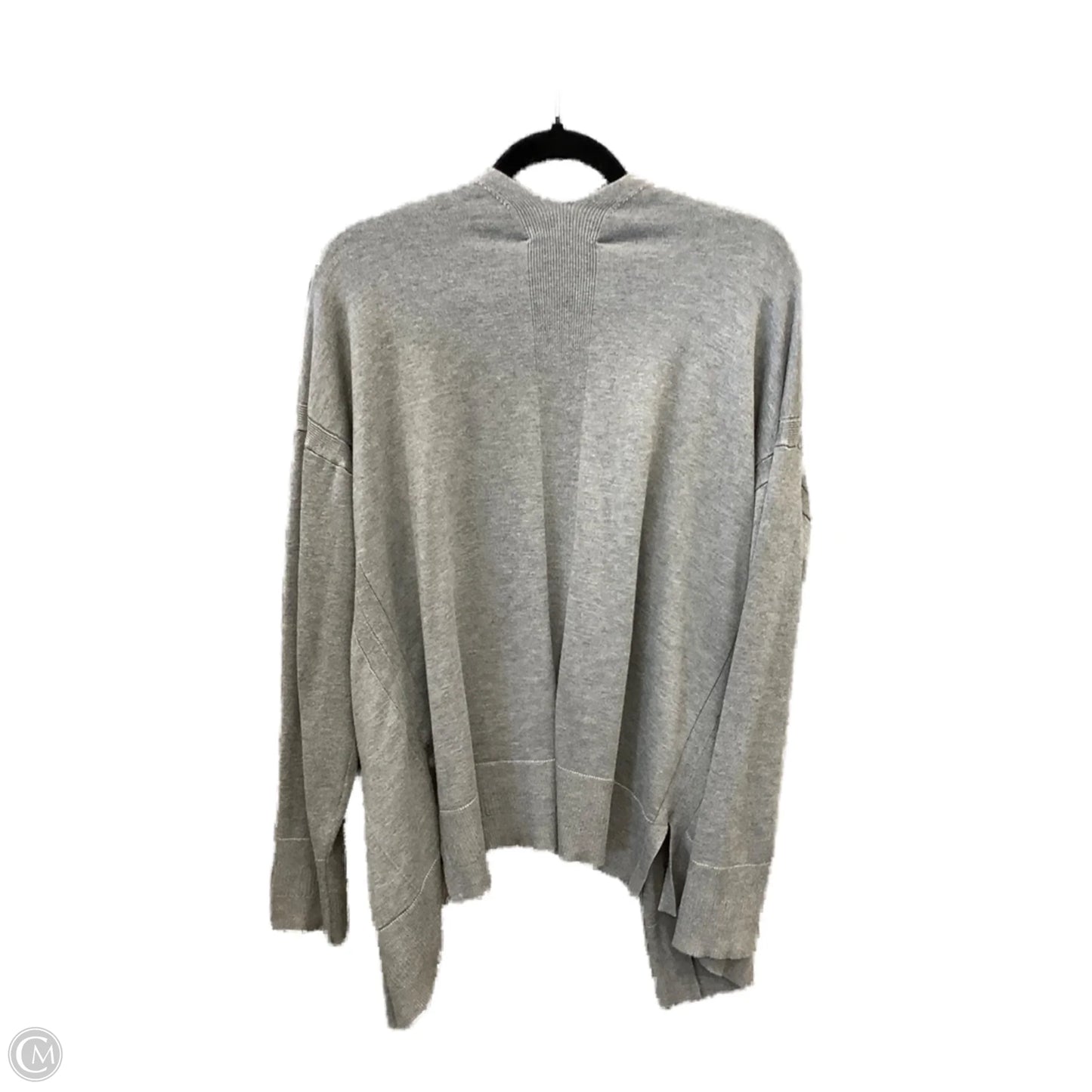 Sweater Cardigan By Time And Tru In Grey, Size: Xxl
