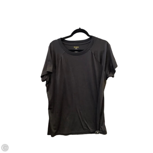 Athletic Top Short Sleeve By Tek Gear In Black, Size: Xxl