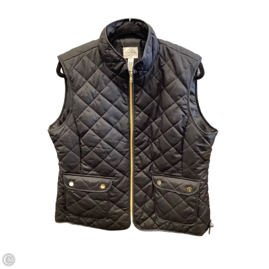 Vest Faux Fur & Sherpa By St Johns Bay In Black, Size: Xl