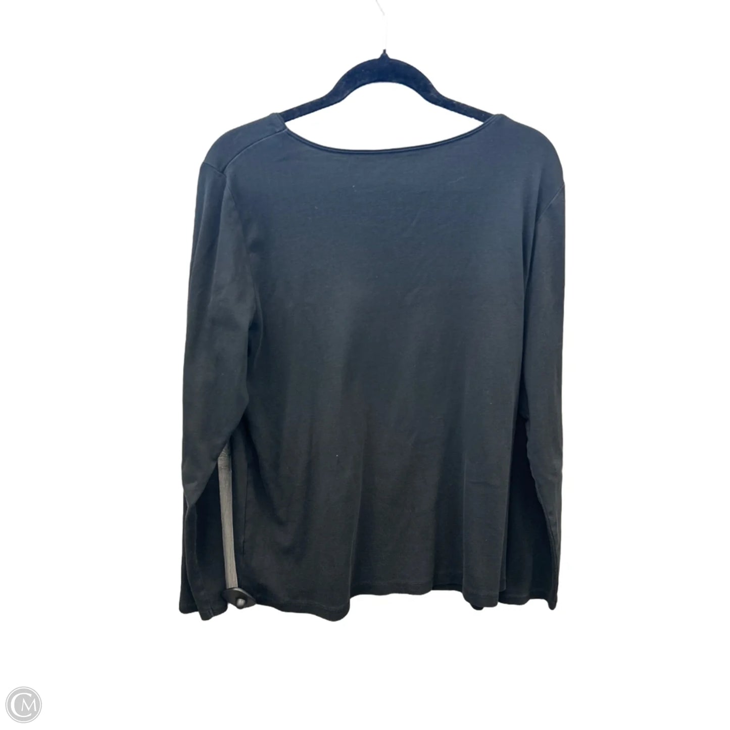 Top Long Sleeve Basic By J. Jill In Black, Size: Xl